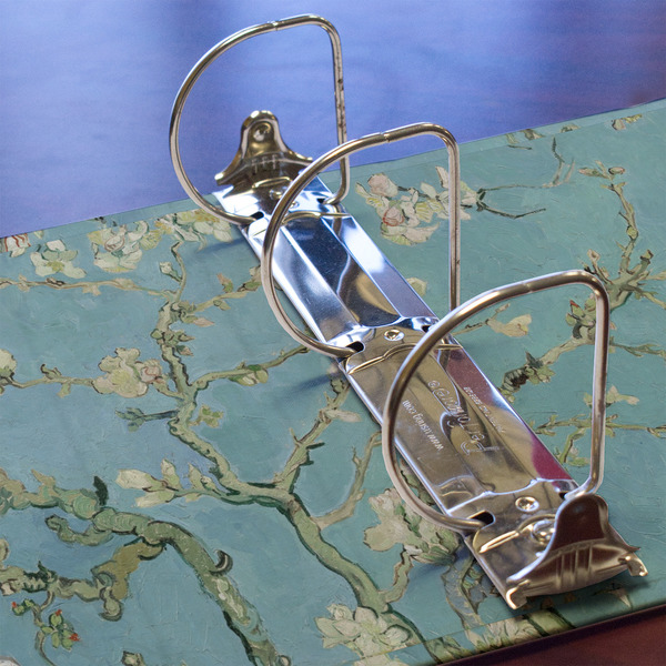 Almond Blossoms (Van Gogh) 3 Ring Binders - Full Wrap - 3" - DETAIL