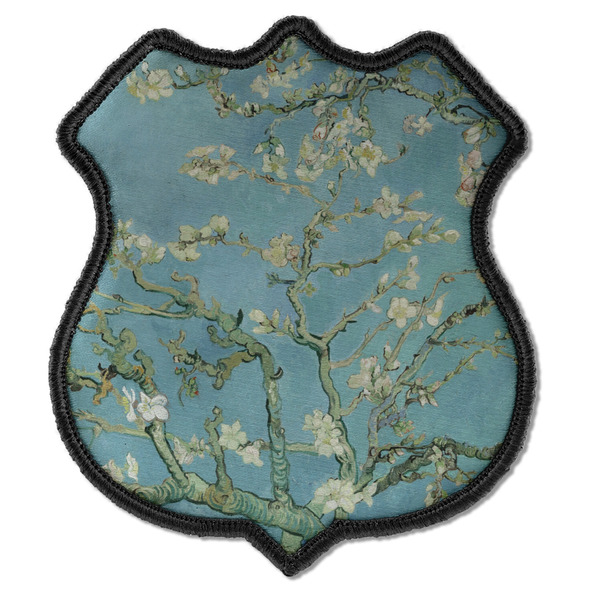 Custom Almond Blossoms (Van Gogh) Iron On Shield Patch C