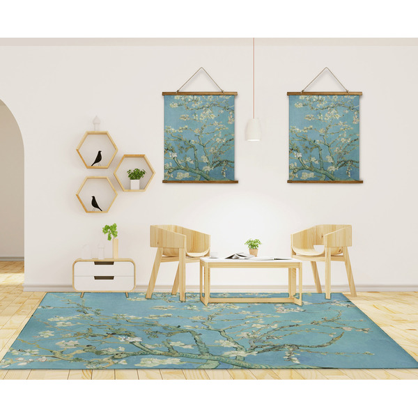 Almond Blossoms (Van Gogh) 8'x10' Indoor Area Rugs - IN CONTEXT