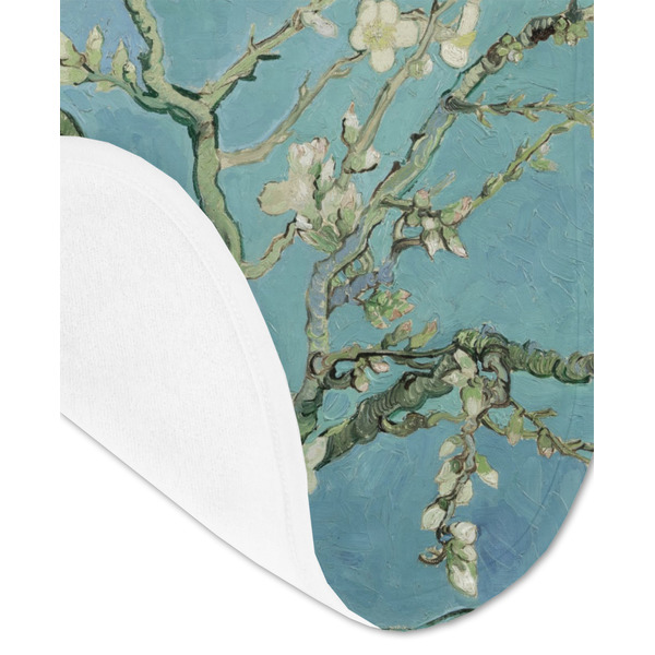 Almond Blossoms (Van Gogh) Baby Bib - AFT detail