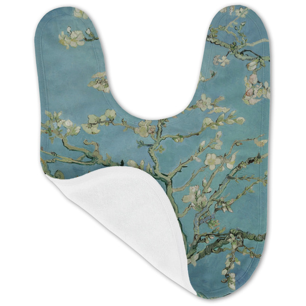 Almond Blossoms (Van Gogh) Baby Bib - AFT folded