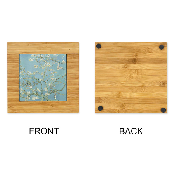 Almond Blossoms (Van Gogh) Bamboo Trivet with 6" Tile - APPROVAL
