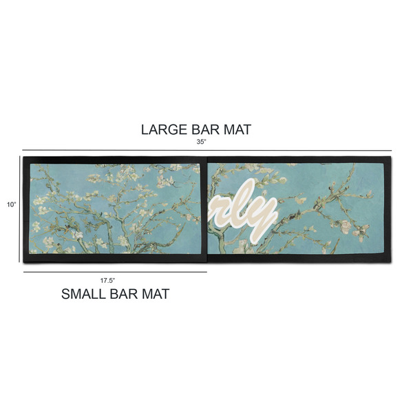 Almond Blossoms (Van Gogh) Bar Mats - Sizing Chart