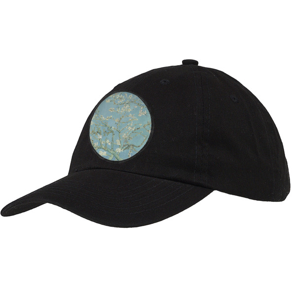 Custom Almond Blossoms (Van Gogh) Baseball Cap - Black