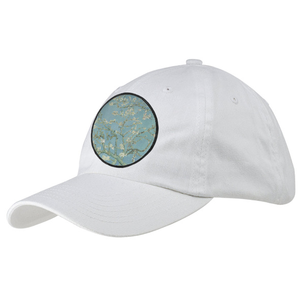 Custom Almond Blossoms (Van Gogh) Baseball Cap - White