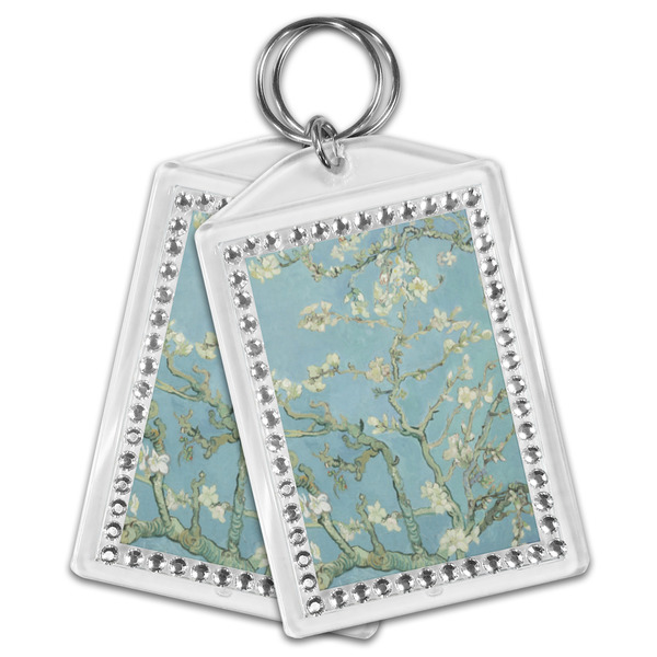 Almond Blossoms (Van Gogh) Bling Keychain - MAIN