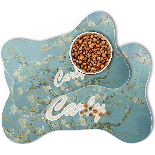 Almond Blossoms (Van Gogh) Bone Shaped Dog Mats - MAIN