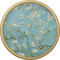 Almond Blossoms (Van Gogh) Cabinet Knob - Gold - Front