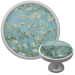 Almond Blossoms (Van Gogh) Cabinet Knob (Silver)