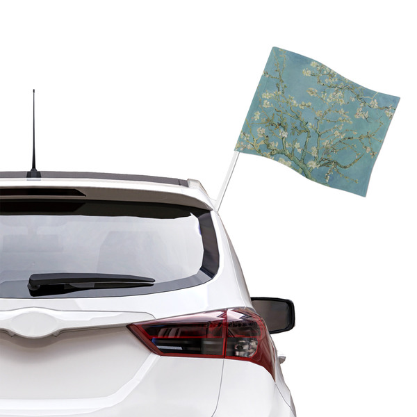 Almond Blossoms (Van Gogh) Car Flag - Large - LIFESTYLE