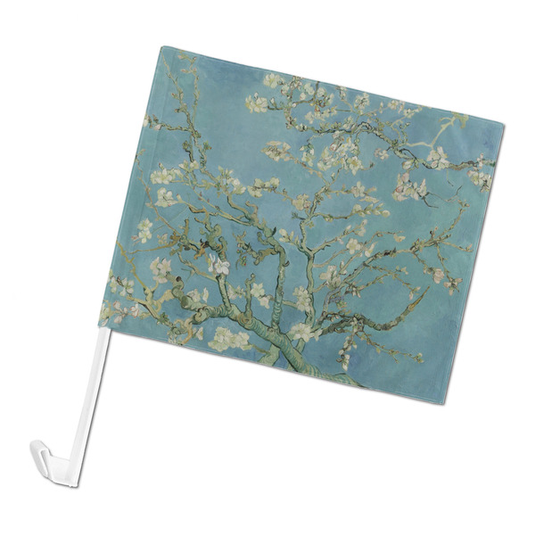 Custom Almond Blossoms (Van Gogh) Car Flag - Large