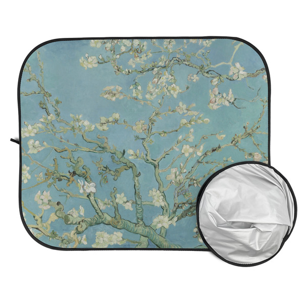 Almond Blossoms (Van Gogh) Car Sun Shades - FOLDED & UNFOLDED
