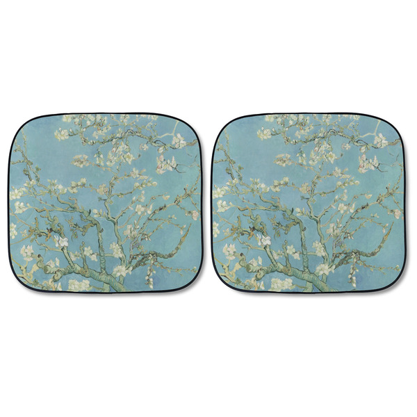 Almond Blossoms (Van Gogh) Car Sun Shades - FRONT