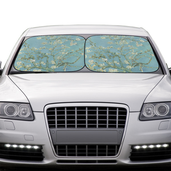 Almond Blossoms (Van Gogh) Car Sun Shades - IN CONTEXT