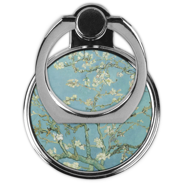 Almond Blossoms (Van Gogh) Cell Phone Ring Stand & Holder - Front (Collapsed)