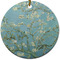 Almond Blossoms (Van Gogh) Ceramic Flat Ornament - Circle (Front)