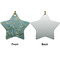 Almond Blossoms (Van Gogh) Ceramic Flat Ornament - Star Front & Back (APPROVAL)