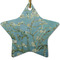 Almond Blossoms (Van Gogh) Star Ceramic Ornament