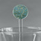 Almond Blossoms (Van Gogh) 5.5" Round Plastic Stir Sticks - Clear
