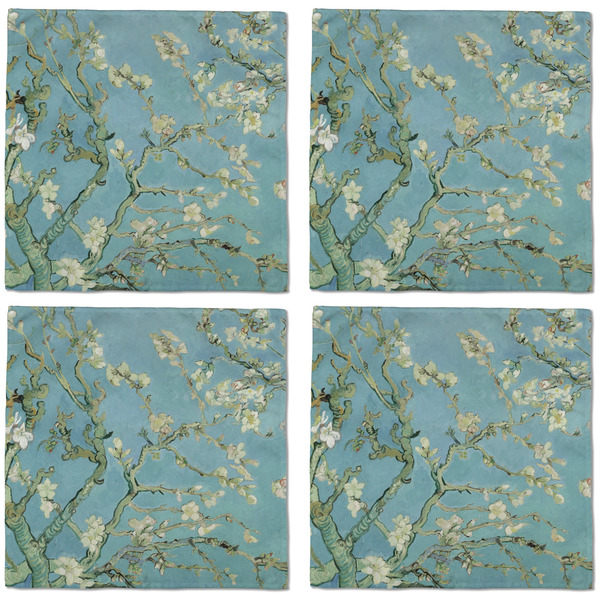 Almond Blossoms (Van Gogh) Cloth Napkins - Personalized Dinner (APPROVAL) Set of 4