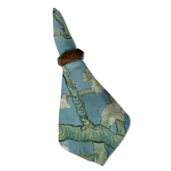 Almond Blossoms (Van Gogh) Cloth Napkins - Personalized Dinner (Folded in Ring) (MAIN)