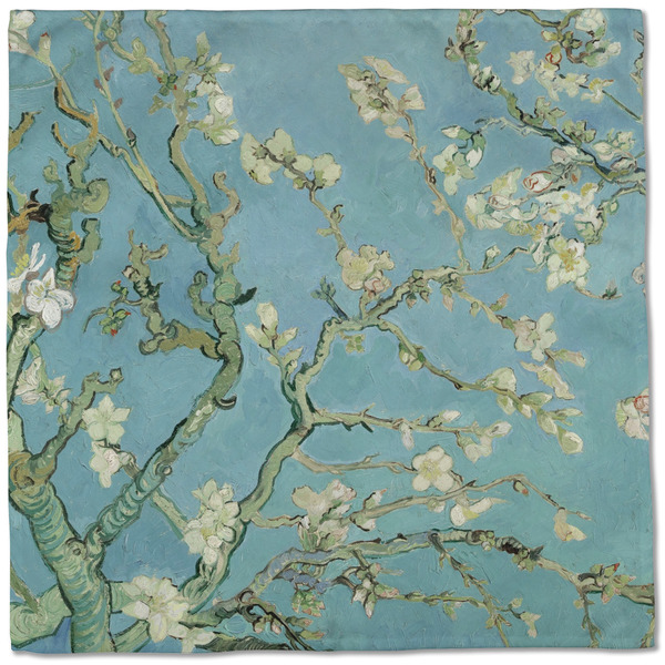 Almond Blossoms (Van Gogh) Cloth Napkins - Personalized Dinner (Full Open)