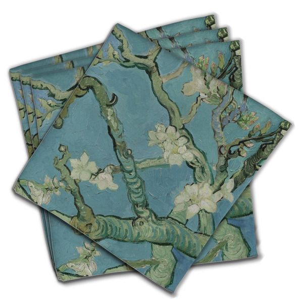 Almond Blossoms (Van Gogh) Cloth Napkins - Personalized Dinner (PARENT MAIN Set of 4)