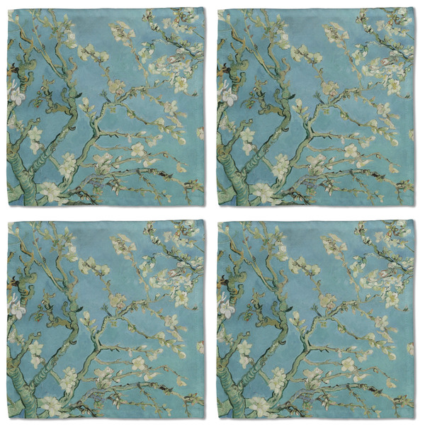 Almond Blossoms (Van Gogh) Cloth Napkins - Personalized Lunch (APPROVAL) Set of 4