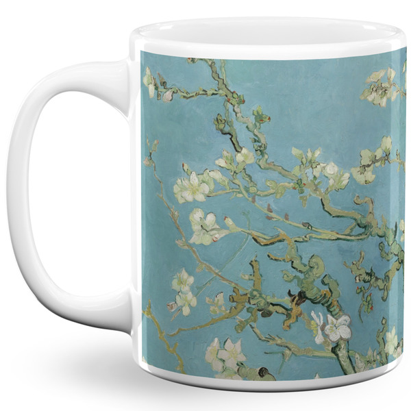 Custom Almond Blossoms (Van Gogh) 11 Oz Coffee Mug - White