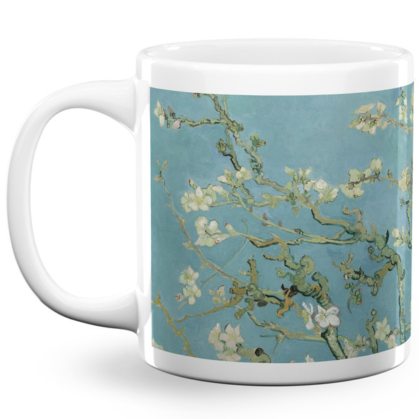 Custom Almond Blossoms (Van Gogh) 20 Oz Coffee Mug - White