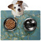 Almond Blossoms (Van Gogh) Dog Food Mat - Medium LIFESTYLE