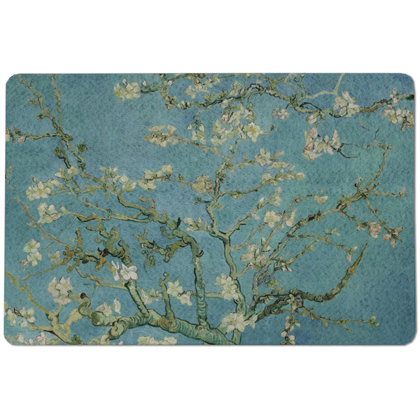 Custom Almond Blossoms (Van Gogh) Dog Food Mat