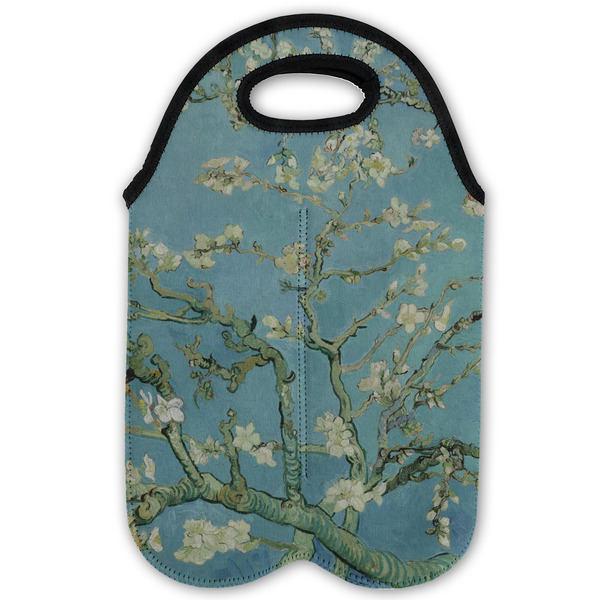 Almond Blossoms (Van Gogh) Double Wine Tote - Flat (new)