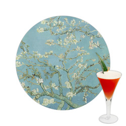 Almond Blossoms (Van Gogh) Printed Drink Topper -  2.5"