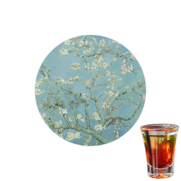 Custom Almond Blossoms (Van Gogh) Printed Drink Topper - 1.5"