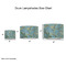 Almond Blossoms (Van Gogh) Drum Lampshades - Sizing Chart
