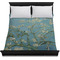 Almond Blossoms (Van Gogh) Duvet Cover - Queen - On Bed - No Prop