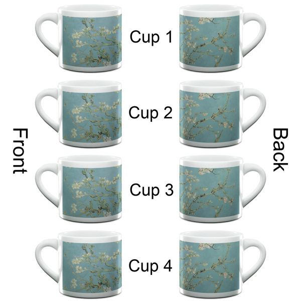 Almond Blossoms (Van Gogh) Espresso Cup - 6oz (Double Shot Set of 4) APPROVAL