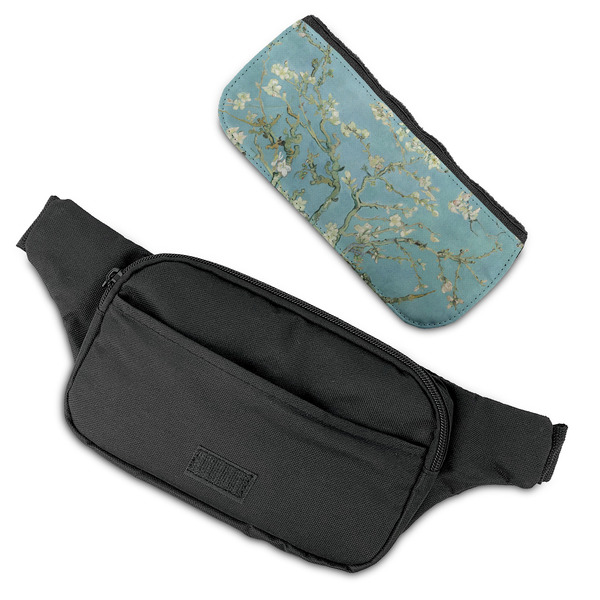 Almond Blossoms (Van Gogh) Fanny Packs - FLAT (flap off)