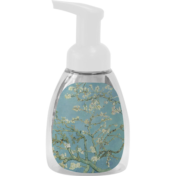 Custom Almond Blossoms (Van Gogh) Foam Soap Bottle - White