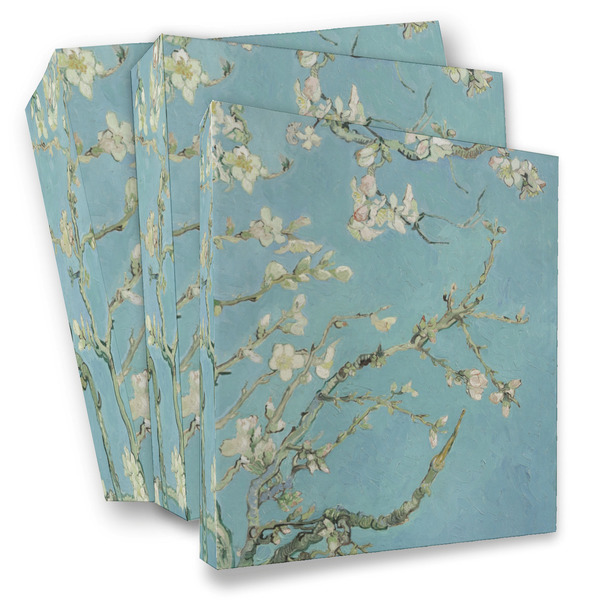 Custom Almond Blossoms (Van Gogh) 3 Ring Binder - Full Wrap