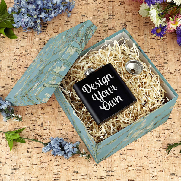 Almond Blossoms (Van Gogh) Gift Boxes with Lid - Canvas Wrapped - Large - In Context