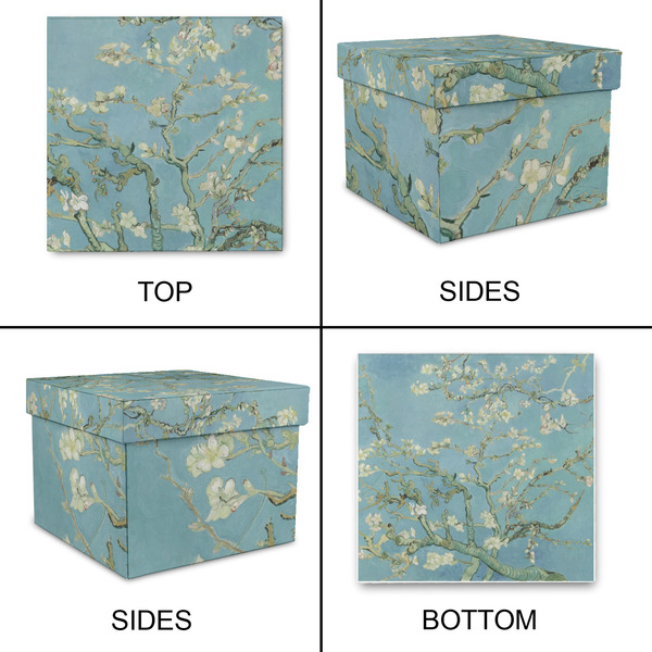 Almond Blossoms (Van Gogh) Gift Boxes with Lid - Canvas Wrapped - Medium - Approval