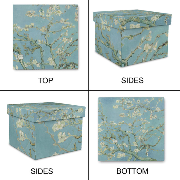 Almond Blossoms (Van Gogh) Gift Boxes with Lid - Canvas Wrapped - Small - Approval