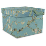 Almond Blossoms (Van Gogh) Gift Box with Lid - Canvas Wrapped - XX-Large