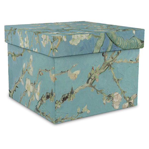 Custom Almond Blossoms (Van Gogh) Gift Box with Lid - Canvas Wrapped - XX-Large