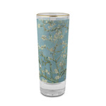 Almond Blossoms (Van Gogh) 2 oz Shot Glass - Glass with Gold Rim