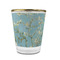 Almond Blossoms (Van Gogh) Glass Shot Glass - 1.5 oz - with Gold Rim - Single