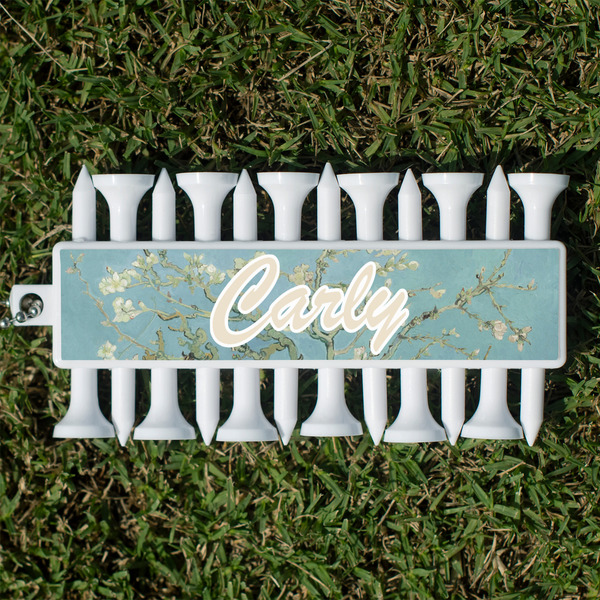 Custom Almond Blossoms (Van Gogh) Golf Tees & Ball Markers Set