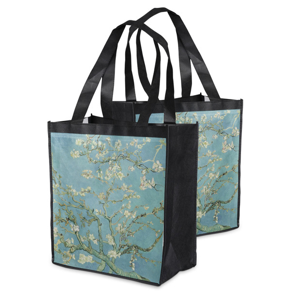 Almond Blossoms (Van Gogh) Grocery Bag - MAIN